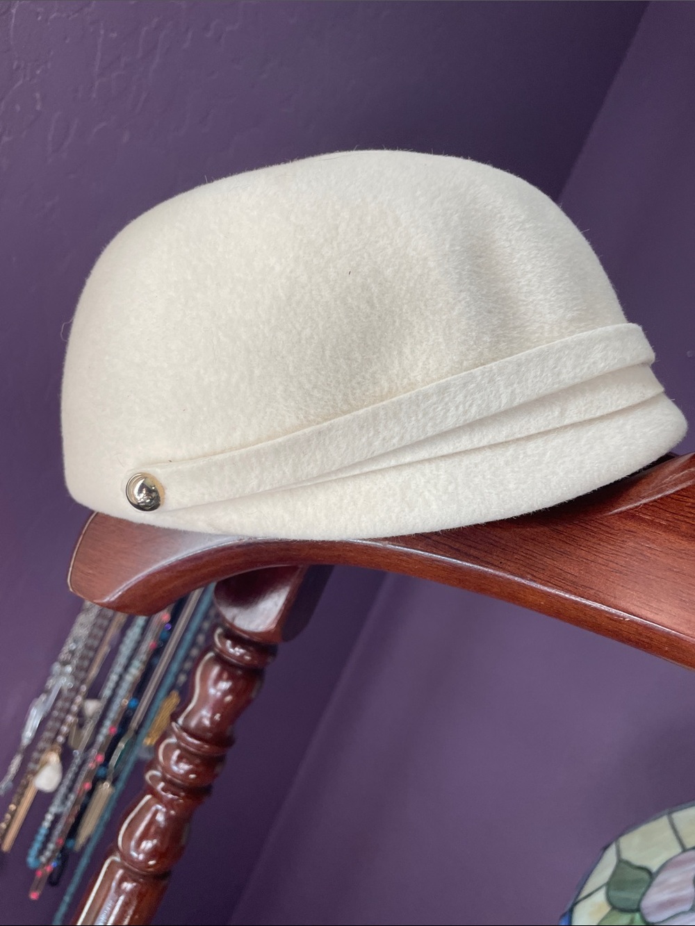 HELEN KAMINSKI WOOL NEWSBOY CAP